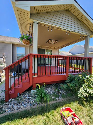 Deck staining for Goodside Painting and Handyman Service in Norwalk, IA