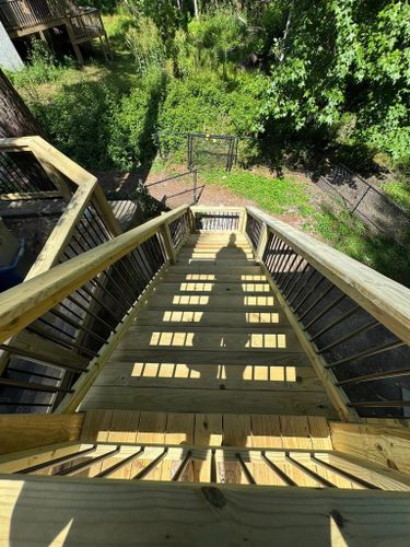 Deck and Patio Refinishing for Starkey Outdoor Improvements and Design in Evans, GA