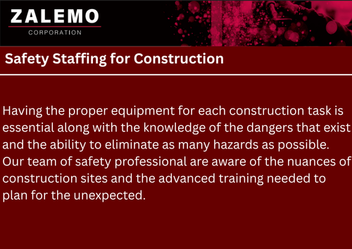 Safety Staffing for ZALEMO in Houston, TX