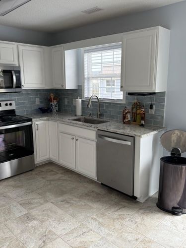 Kitchen and Cabinet Refinishing for Pro-Splatter in Wilmington, NC