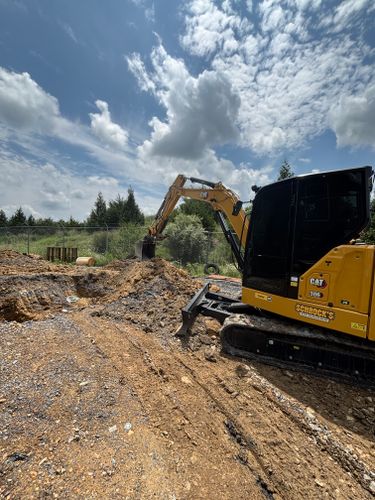 Grading for Schrock’s Land Management in Northern Virginia, Shenandoah Valley, VA