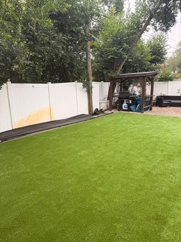 Turf Installations for Team Tolson Landscape in Tampa Bay, FL