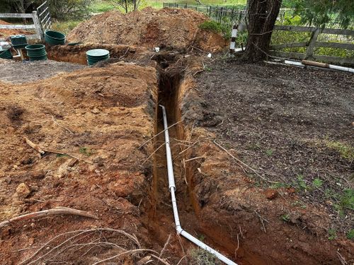 Sewer Line Replacement for Hotts Septic and Excavating in Leesburg, VA