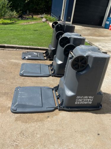 Garbage bins cleaning for Aftermath Pressure Washing & Roof Washing & Soft Washing LLC in  Conyers, GA