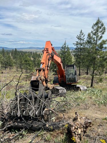Site Preparation & foundation dig outs for Seymour Excavating in Omak, WA
