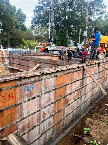 Foundation for Azores Concrete L.T.D. in Port Jefferson Station, NY