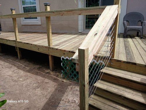 Deck Fabrication Services for K & A Landscaping, Inc. in Jacksonville, FL
