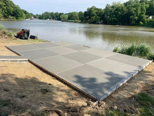 Concrete Slab Construction for Tanenbaum Services & Concrete in Florence, KY