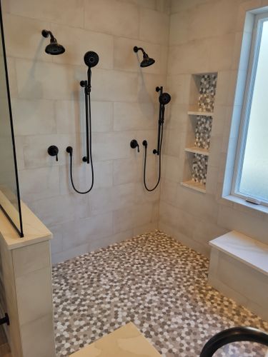 Mosaic Tiling for Goldberg Tile & Stoneworks in Belfair, WA