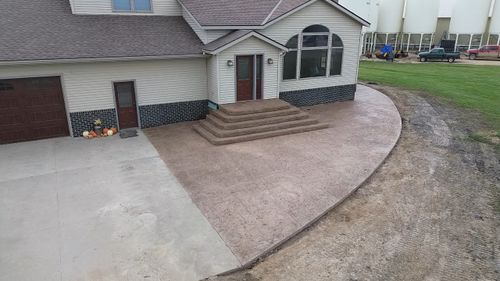 Decorative & Stamped Concrete for Majestic Concrete and Landscape in Cross Lake, MN