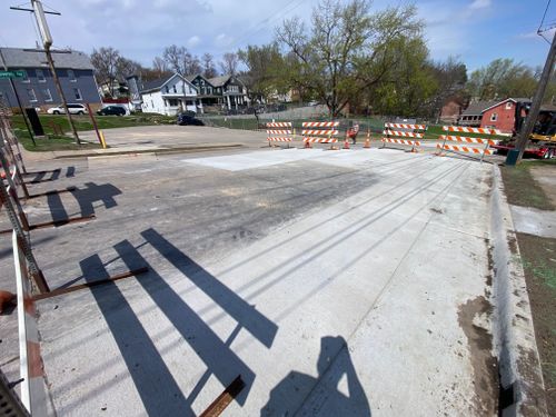 Driveway Install for TDC Excavating in Dubuque, IA