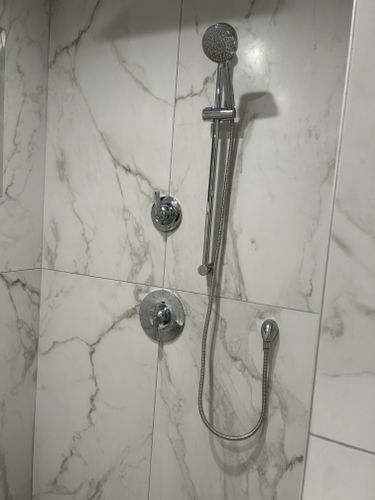 Custom Built Showers for J.Flora Plumbing in Abington, MA