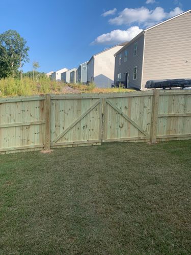 Wooden Fencing for Alpine Fence in Dahlonega, GA