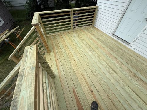 Deck Construction for Maine Roofing and Siding in Richmond, ME