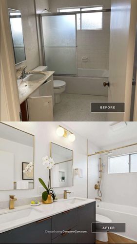 Bathroom Renovation for Polanco Pro Construction, Inc. in San Leandro, CA