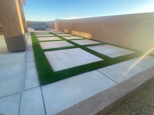 Artificial Turf Installation for Infinity Concepts Landscaping in Bullhead City, AZ