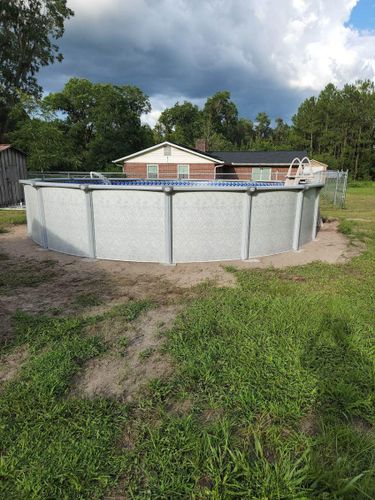 Above Ground Pool Installation for Down & Dirty Pool Service in Crawfordville, FL