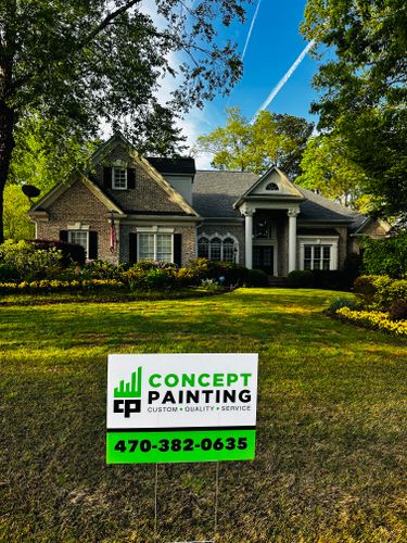 Exterior Painting for Concept Painting LLC in Cumming, GA