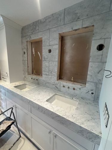 Marble Tiling for Reliable Tile & Remodeling, LLC in Boston, MA