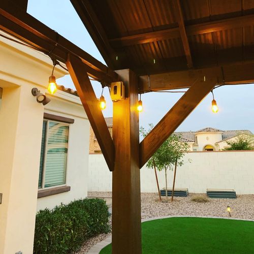 Exterior outlet installations for ORCO Electrical Contractors LLC in Mesa, AZ