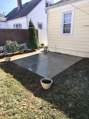Concrete Installation for W.A. Concrete & Home Projects in Richmond, IN