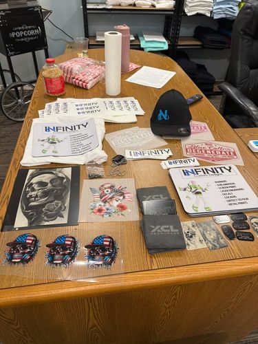 Embroidery for Infinity Custom Design in Roosevelt, UT