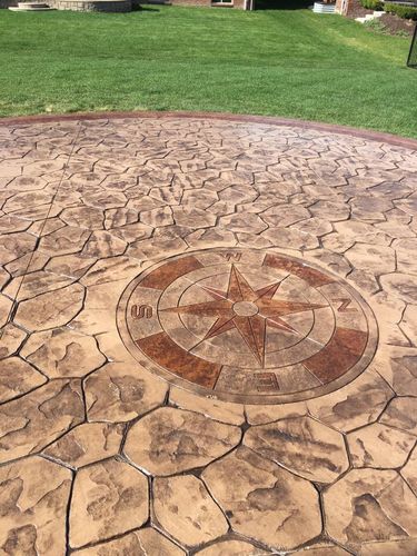 Stamped Concrete for Z&S Concrete in Capac, MI