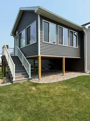 Deck Buildout for Tru Frame Outdoor Structures in Menasha, WI