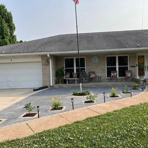 Landscape Installation for VQ Land & Stone in St. Louis, MO