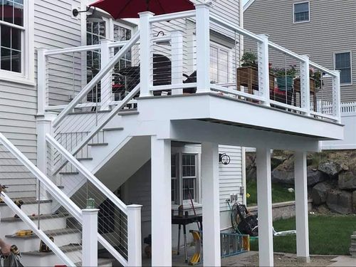 Deck & Patio Installation for William McKay Construction Management in North Andover, MA