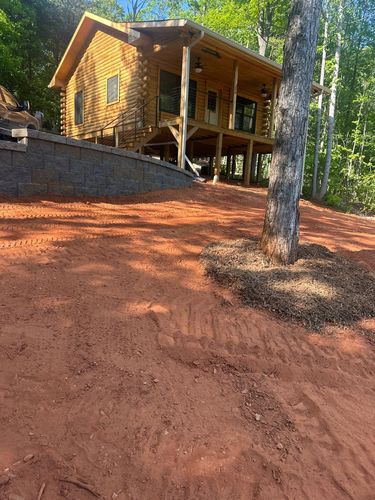 Retaining Wall Construction for Rescue Outdoor Living in Marietta, SC
