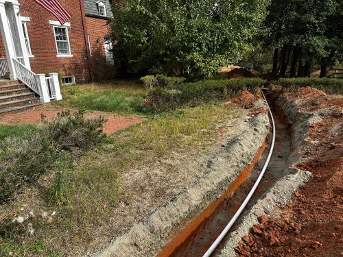 Sewer Line Replacement for Hotts Septic and Excavating in Leesburg, VA
