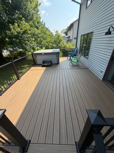 Composite Decking for RBM Construction Inc. in Eau Claire, WI