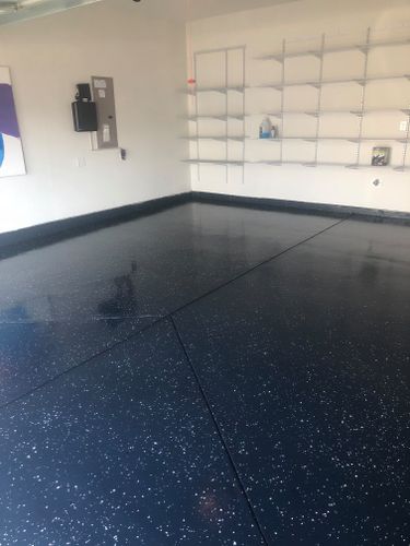 Epoxy floors  for New Jersey Building Contractor LLC in Washington Township, New Jersey