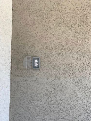Exterior outlet installations for ORCO Electrical Contractors LLC in Mesa, AZ