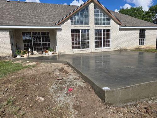 Concrete for Evant Backhoe & Construction in Evant, TX