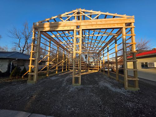Pole Barns for 618 Construction  in Olney, IL