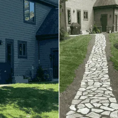 walkways for Paradise Lawnscapes in West Bend, WI