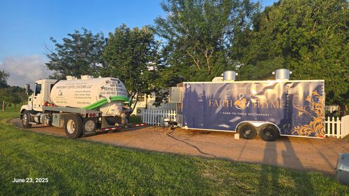 Mobile food truck waste services for Hartcraft Septic Systems LLC in Fredericksburg,  TX