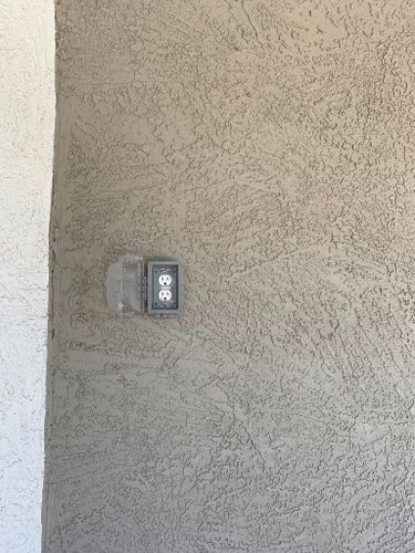 Exterior outlet installations for ORCO Electrical Contractors LLC in Mesa, AZ