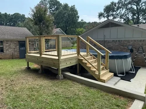 Deck Construction for Shaw Remodeling Texas in Longview, TX