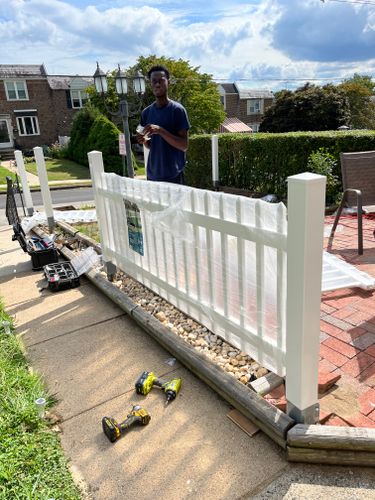 Fencing for NJ Facilities Maintenance Services LLC in Philadelphia, PA