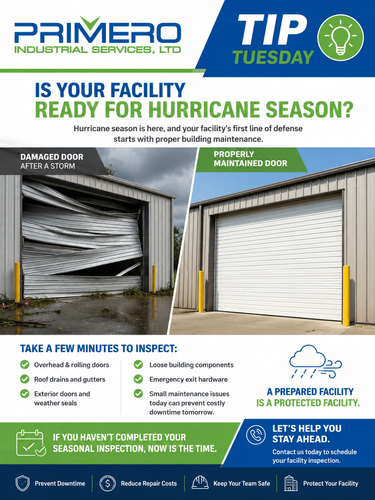 Door Services for Primero Industrial Services, LTD in Webster, TX