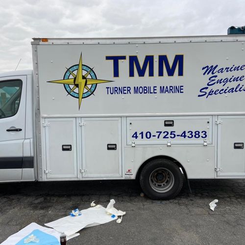 New engine sales and installation for Turner Mobile Marine in Stevensville, MD