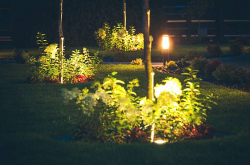 Landscape Lighting for Adams Landscape Management Group LLC. in Loganville, GA