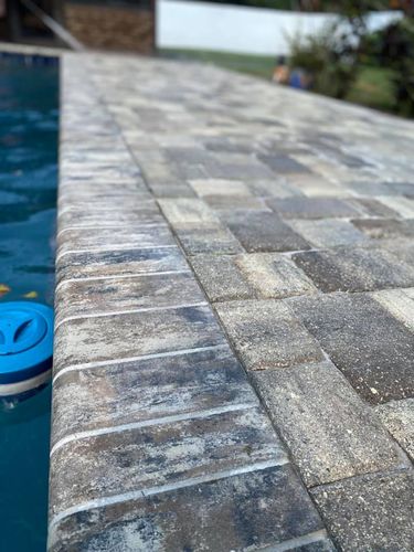 Pool Remodels for Fafa's Omega Brick Pavers in Lakeland, FL