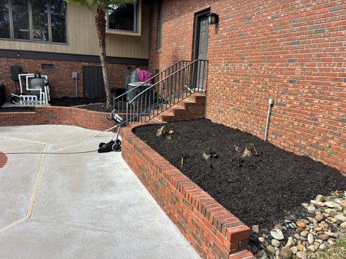 Mulch Installation for Jonathan landscaping in Lexington, South Carolina
