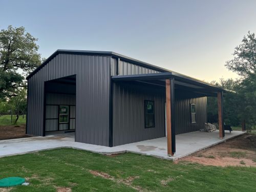 Barndominium Shells for BCS Metal Construction LLC in Springtown, TX