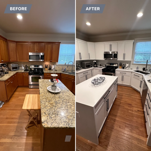 Kitchen and Cabinet Refinishing for Jose Ramos Painting in Asheville, NC