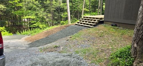 Deck and Patio Installation for AA Family Construction in Lebanon, NH